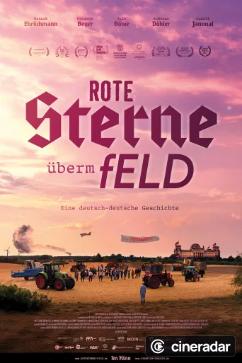 Rote Sterne überm Feld