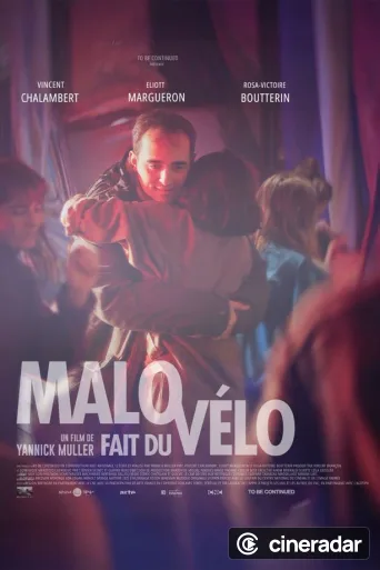 Malo fait du vélo
